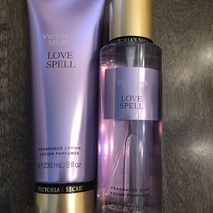 Victoria's Secret Love Spell Lotion and Mist NEW